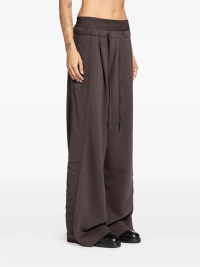Andrea Ya'aqov Elasticated-waistband Trousers In Brown