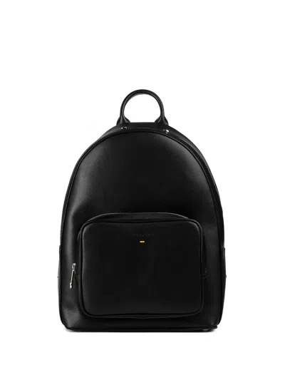 Doucal's Leather Backpack In Black