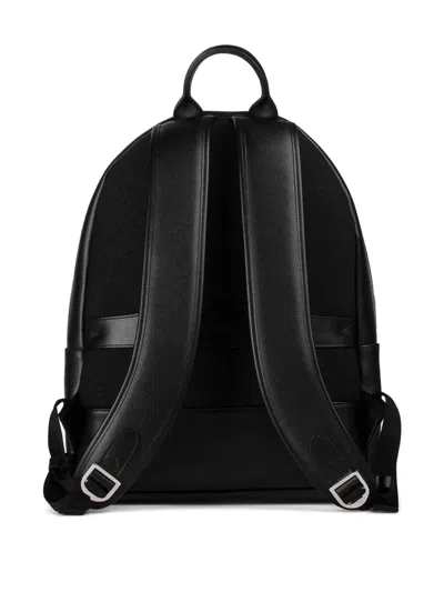 Doucal's Leather Backpack In Black