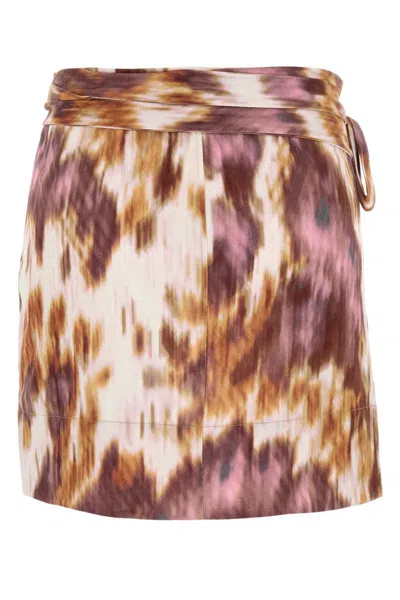 Isabel Marant Étoile Isabel Marant Etoile Women Printed Cotton Berenice Mini Skirt In Multi