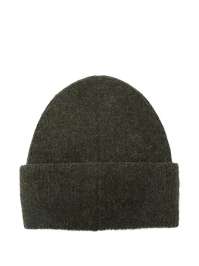 Samsoe & Samsoe Nor Beanie Hat In Green