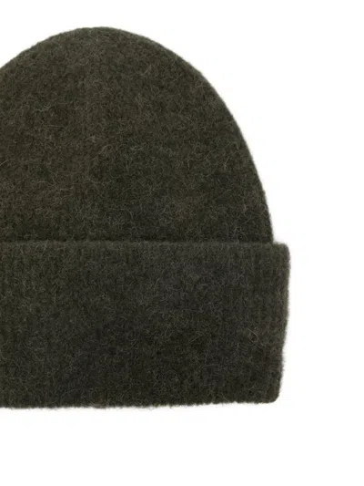 Samsoe & Samsoe Nor Beanie Hat In Green