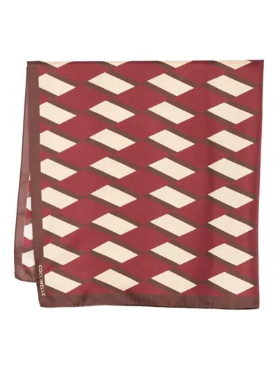 Coccinelle Viscose And Wool Scarf In Black