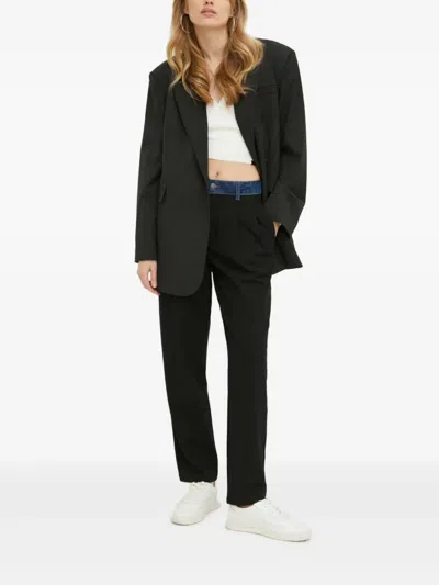 Hugo Boss Wrap Long-sleeve Top In White