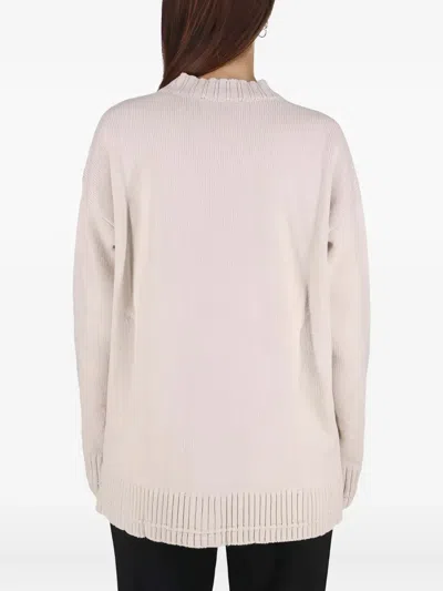 Maliparmi Button Cardigan In Neutral