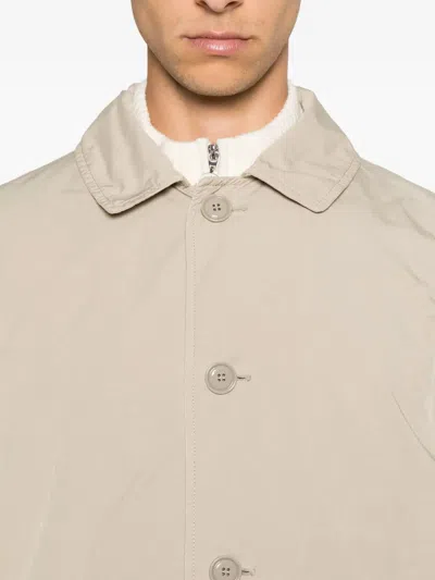 Aspesi Long-sleeved Casual Jacket In Neutral
