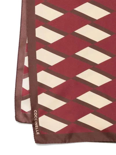 Coccinelle Viscose And Wool Scarf In Multi