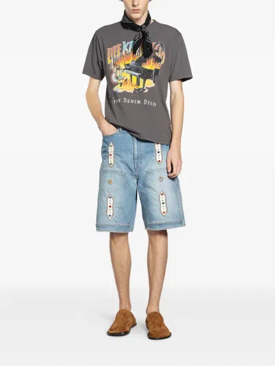 Kapital Graphic-print T-shirt In Gray