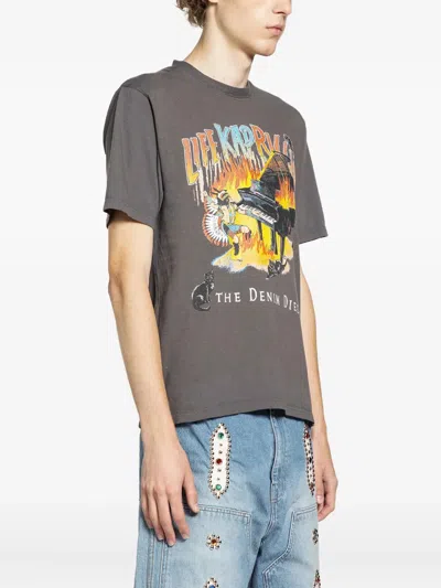 Kapital Graphic-print T-shirt In Gray