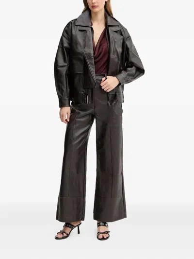 Bardot Kavi Zip-fastening Jacket In Brown