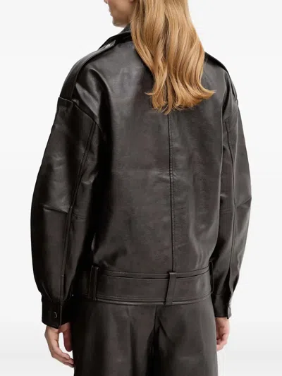 Bardot Kavi Zip-fastening Jacket In Brown