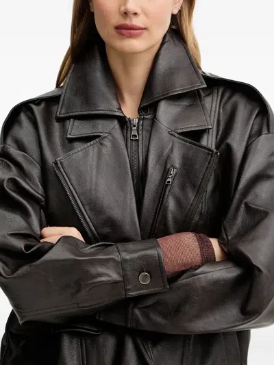 Bardot Kavi Zip-fastening Jacket In Brown