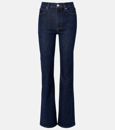 Frame The Reboot Mid-rise Bootcut Jeans In Blue