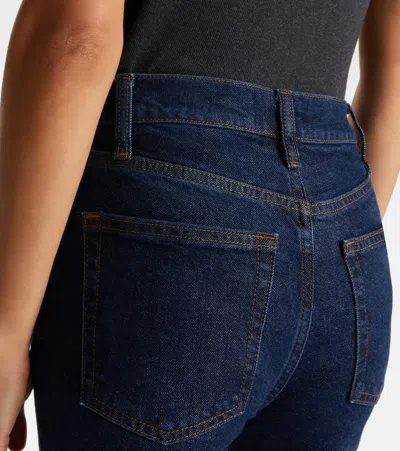 Frame The Reboot Mid-rise Bootcut Jeans In Blue