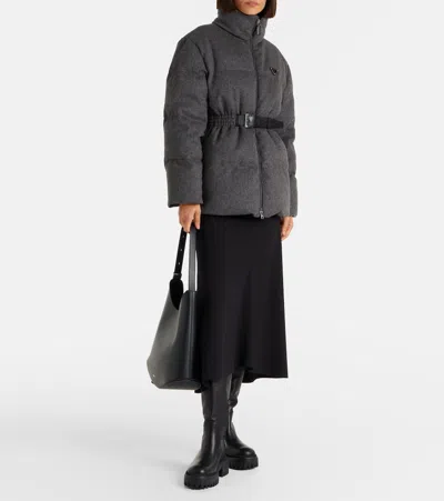 Hogan Knee-high Boots With Chunky Sole And Pull Tab In Black