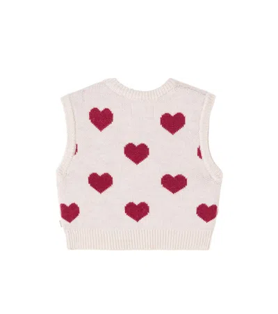 GABY提花羊毛毛衣背心