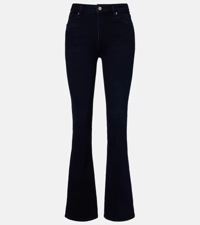 Frame Reboot High-rise Bootcut Jeans In Blue