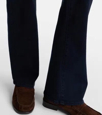 Frame Reboot High-rise Bootcut Jeans In Blue