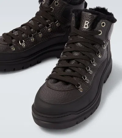 Bogner Bansko Leather Hiking Boots In Brown