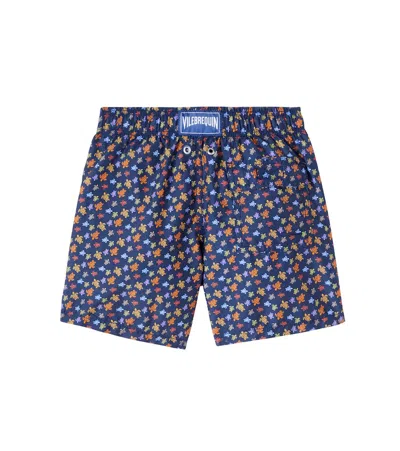 Vilebrequin Elasticated-waistband Swim Shorts In Blue