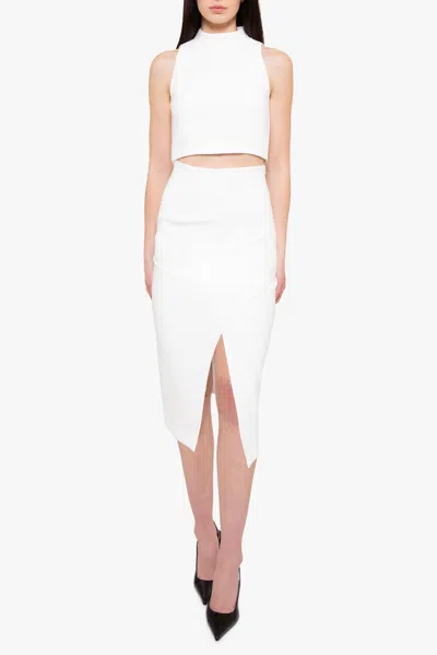 Black Halo Juma Two Piece Dress In Porcelain