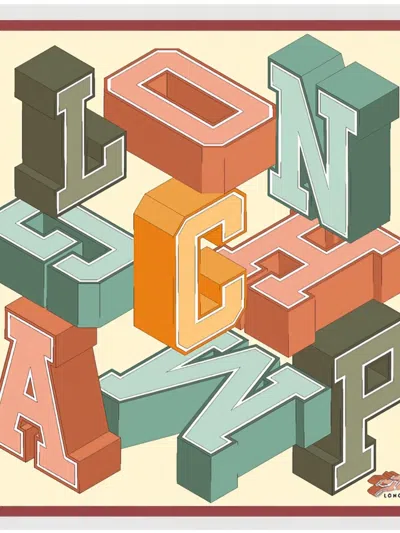 Longchamp University Scarf In Multi