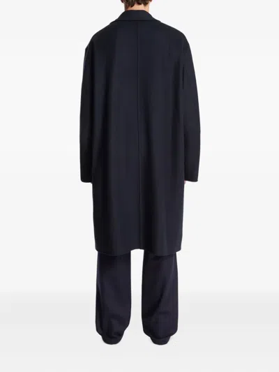 Darkpark Three-button Hugh Coat In Black