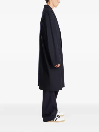 Darkpark Three-button Hugh Coat In Black