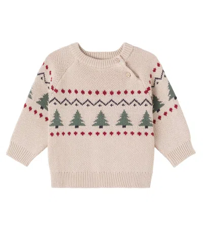 BALOU棉质提花毛衣