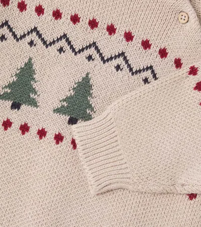 BALOU棉质提花毛衣