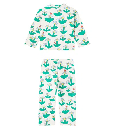 Bobo Choses Dancing Flower Cotton Pajamas In Multi