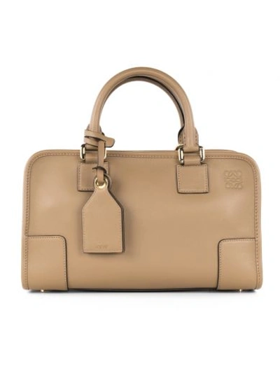 Loewe Brown Leather Handle Bag