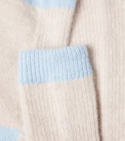 Bonpoint X Guest In Residence Loran Cashmere-blend Socks In Neutral