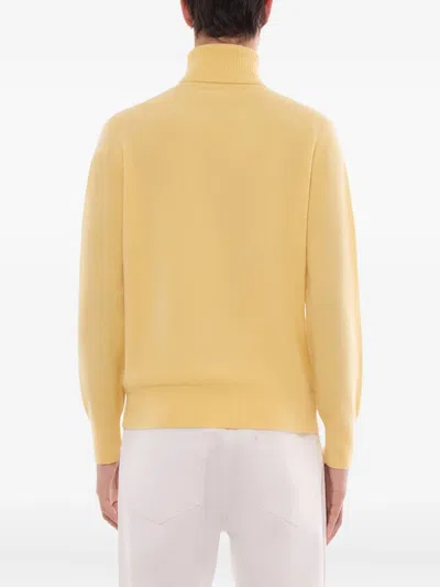 Fursac Roll-neck Sweater In Yellow