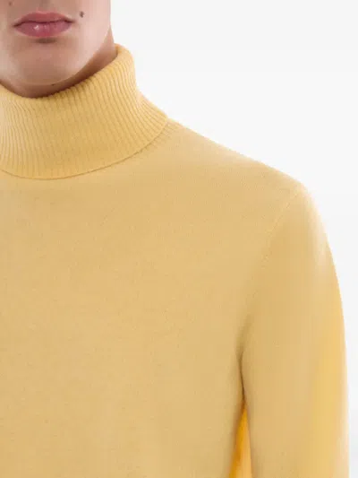 Fursac Roll-neck Sweater In Yellow