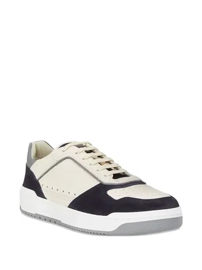 Brunello Cucinelli Round-toe Lace-up Sneakers In Neutral
