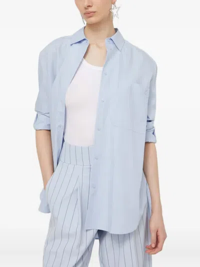 Hugo Boss Pocket Button-up Shirt In Blue