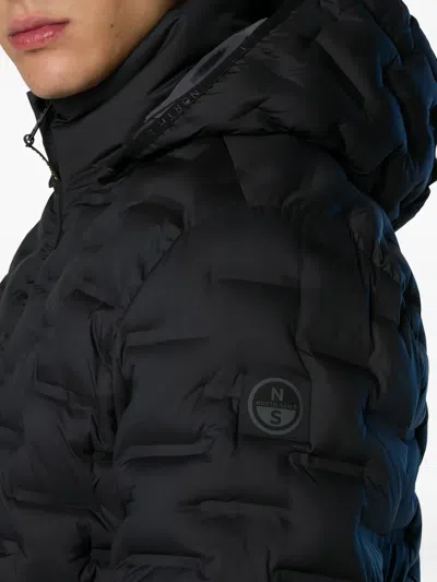 LASER 连帽绗缝夹克