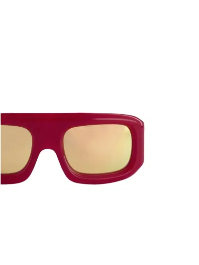 Port Tanger Mauretania Acetate Sunglasses In Red