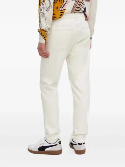Hugo Boss Cotton Jeans In White