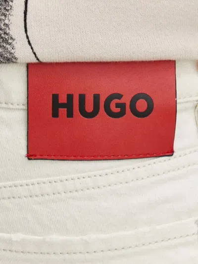 Hugo Boss Cotton Jeans In White