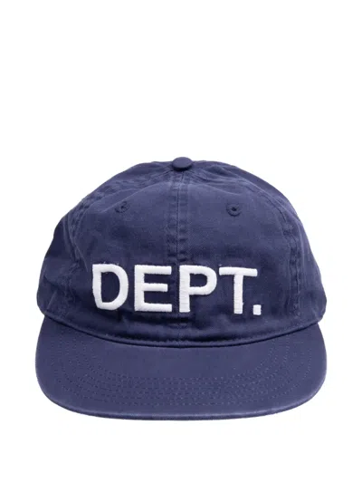 Gallery Dept. Cotton Logo Baseball Cap In Blue