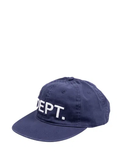 Gallery Dept. Cotton Logo Baseball Cap In Blue