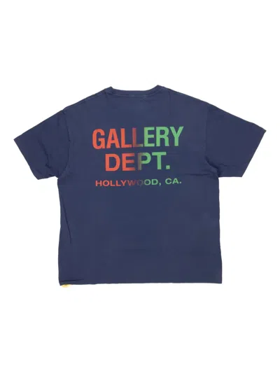 Gallery Dept. Logo T-shirt In Blue