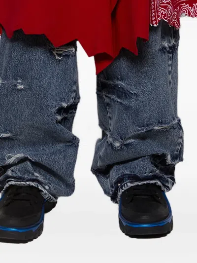 Pdf Paisley-pattern Jeans In Red