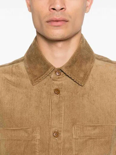 Apc A.p.c. Outerwears In Brown