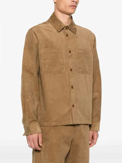 Apc A.p.c. Outerwears In Brown