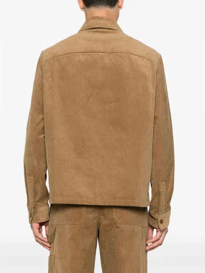 Apc A.p.c. Outerwears In Brown