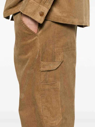 Apc A.p.c. Brown Corduroy Trousers In Brown