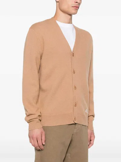 Apc A.p.c. Sweater Camel Brown Virgin Wool In Brown
